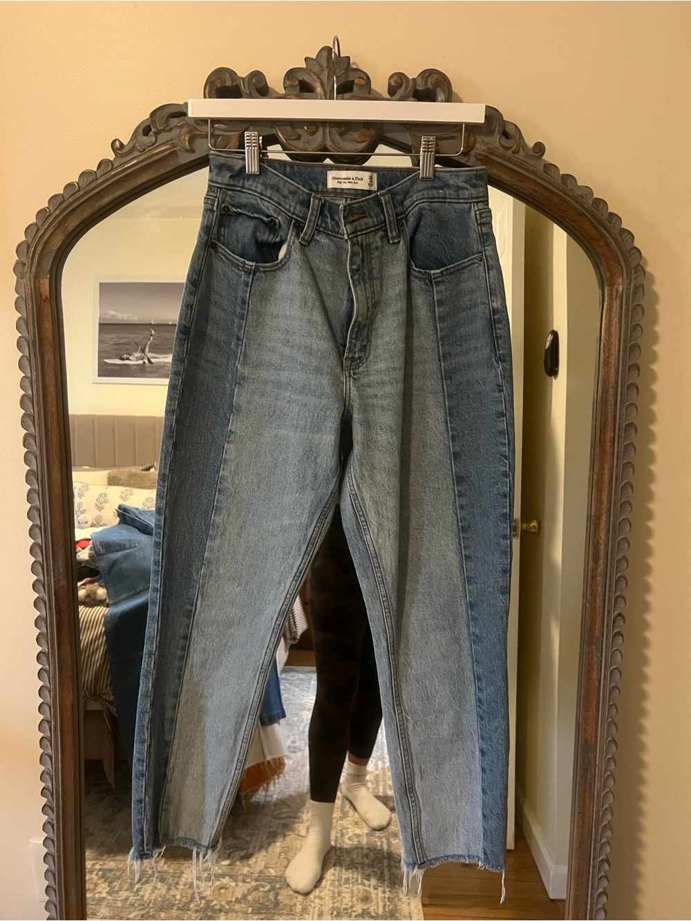 Abercrombie two tone jeans